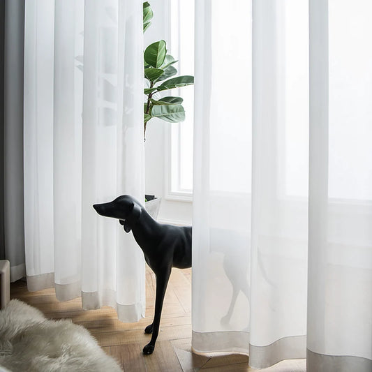 Top-Quality White Sheer Curtains