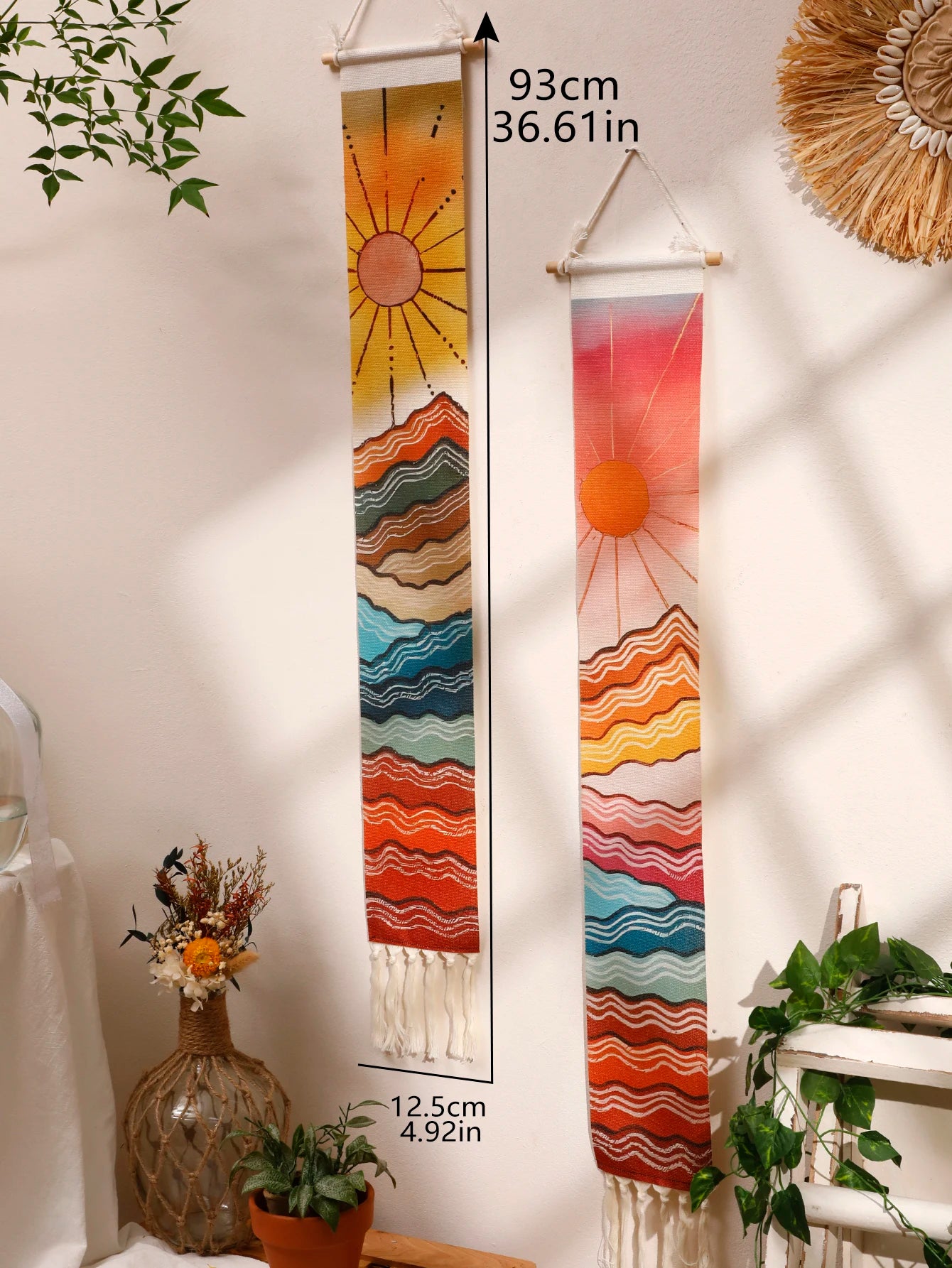 Macrame Mountain Tapestry