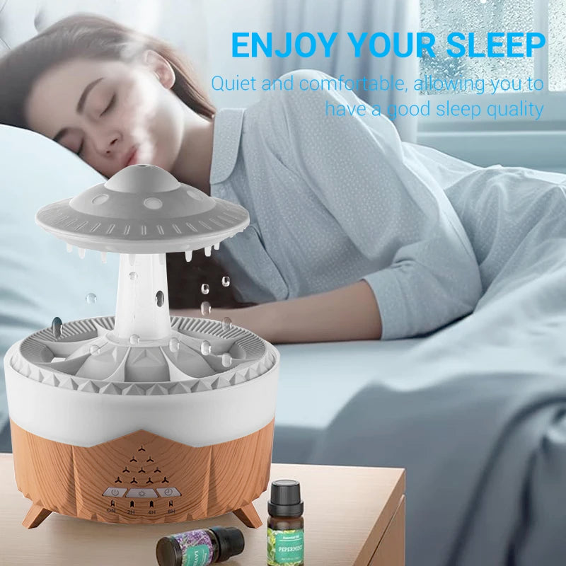 Rain Cloud Humidifier with Remote