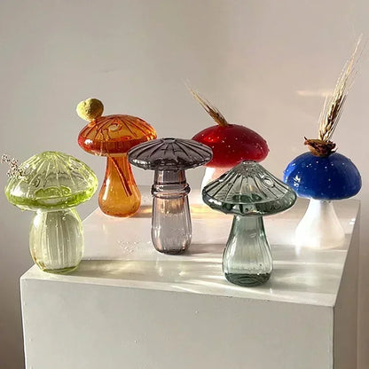 Creative Mushroom Glass Vase