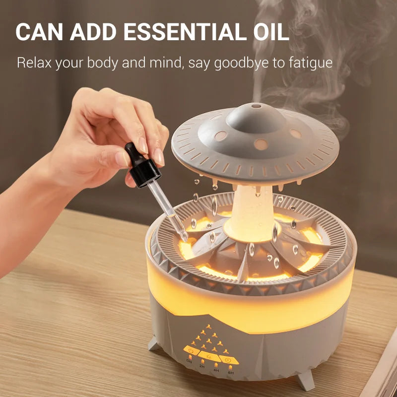 Rain Cloud Humidifier with Remote