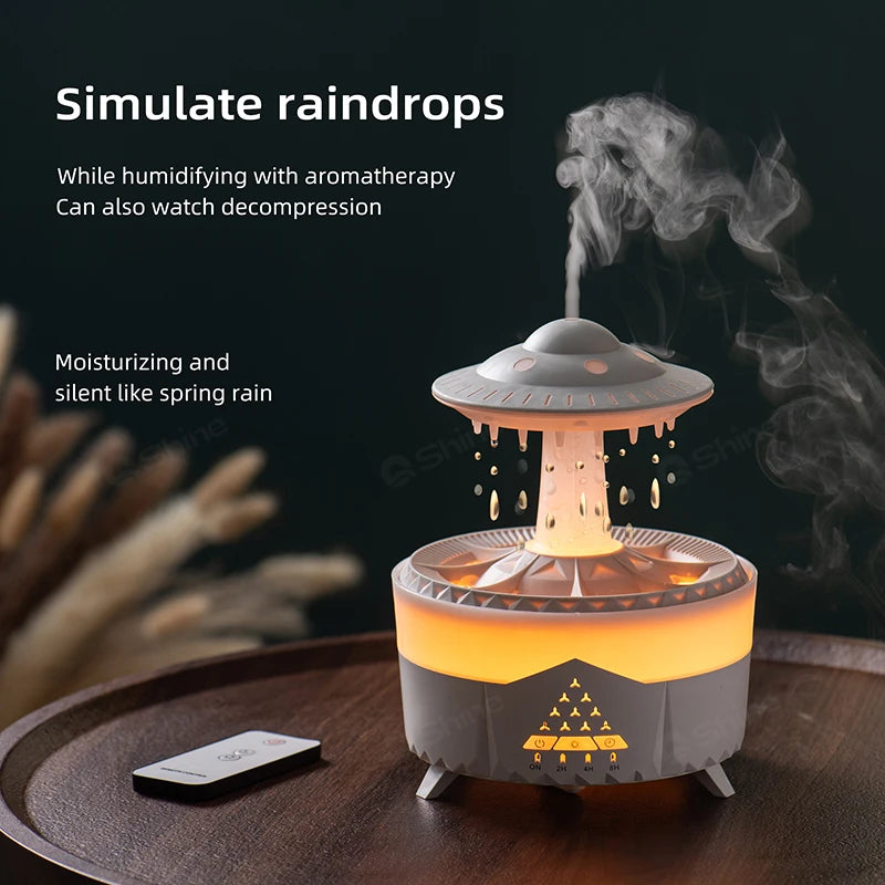 Rain Cloud Humidifier with Remote